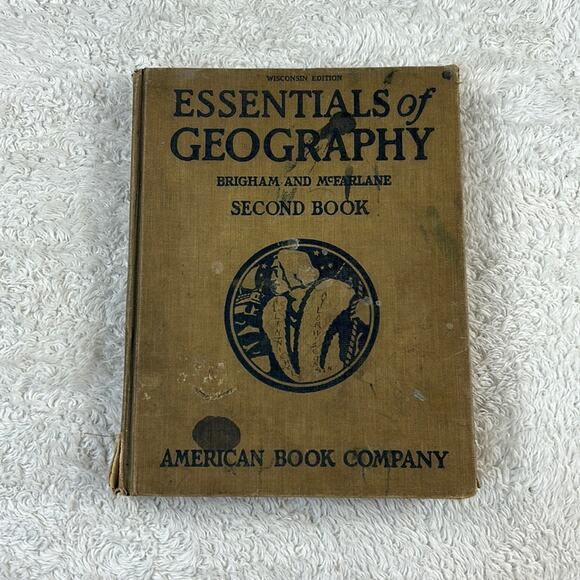 Essentials of Geography Second Book Wisconsin Edition 1916 vintage book - Picture 1 of 15